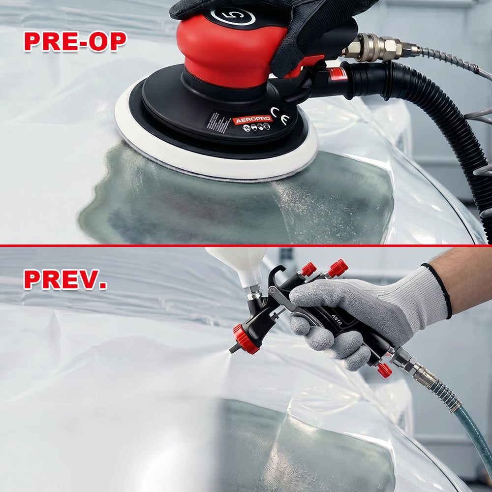 AEROPRO A313 Random Orbital Sander 6-Inch