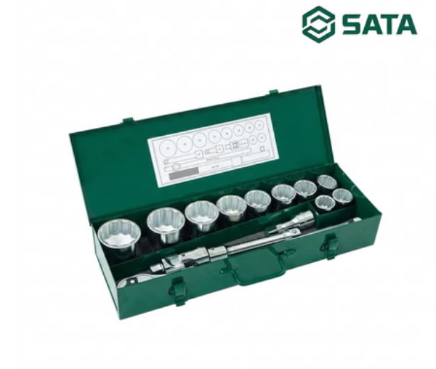 15 Pcs 3/4" Drive 12 Point Socket Set