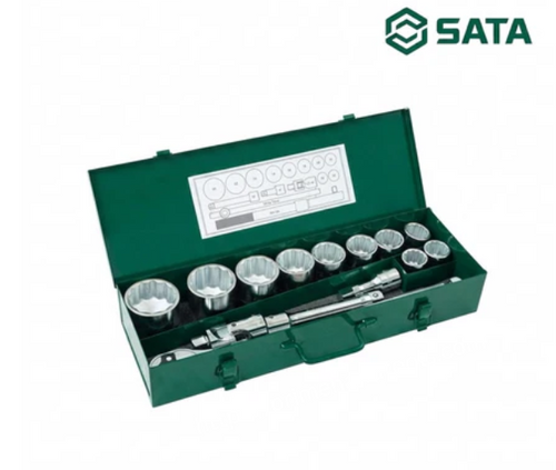 15 Pcs 3/4" Drive 12 Point Socket Set