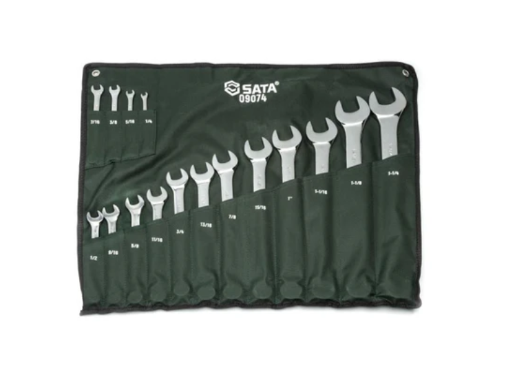 16 Pcs Combination Wrench Set