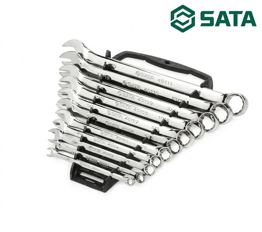 SATA 11 Pcs SAE Combination Wrench Set