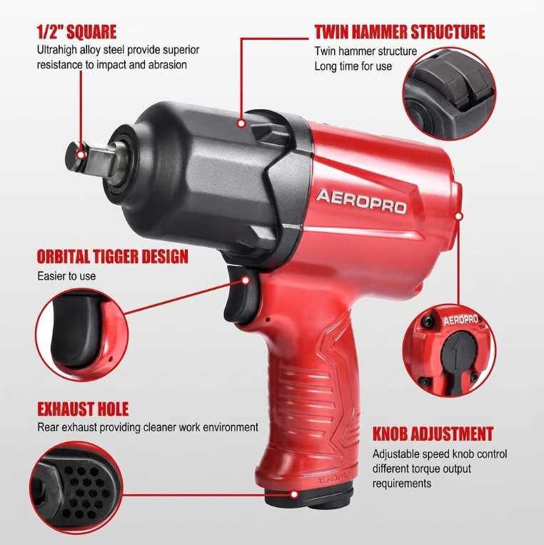 AEROPRO Air Wrench Kit A(398)