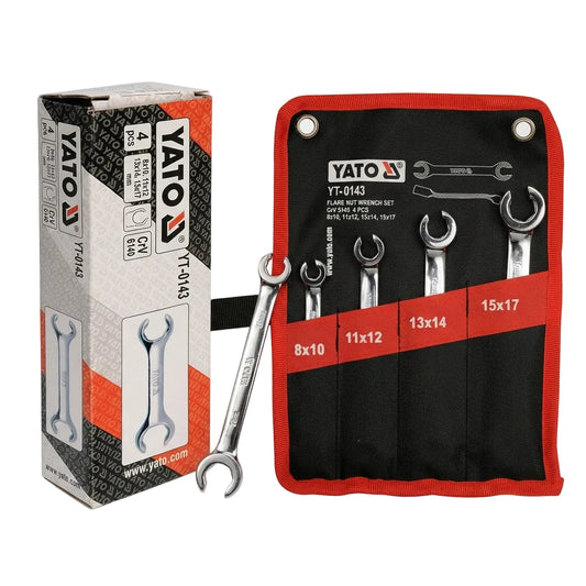 YATO Flare Nut Wrench Spanner Set 8-17mm (YT-0143)