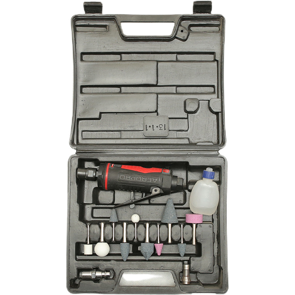 AEROPRO AP17813 Air Die Grinder Kit 16 Pcs