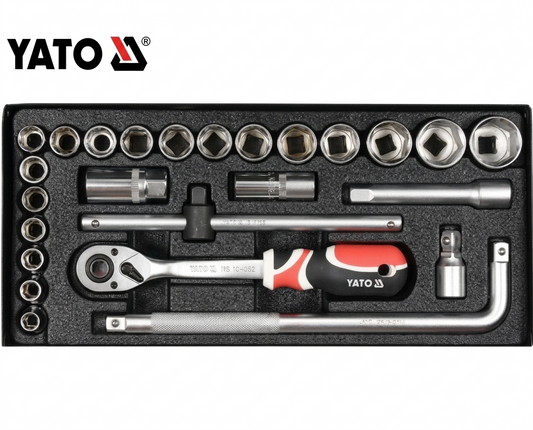 YATO 1/2" Drive Socket Set 24 Pcs